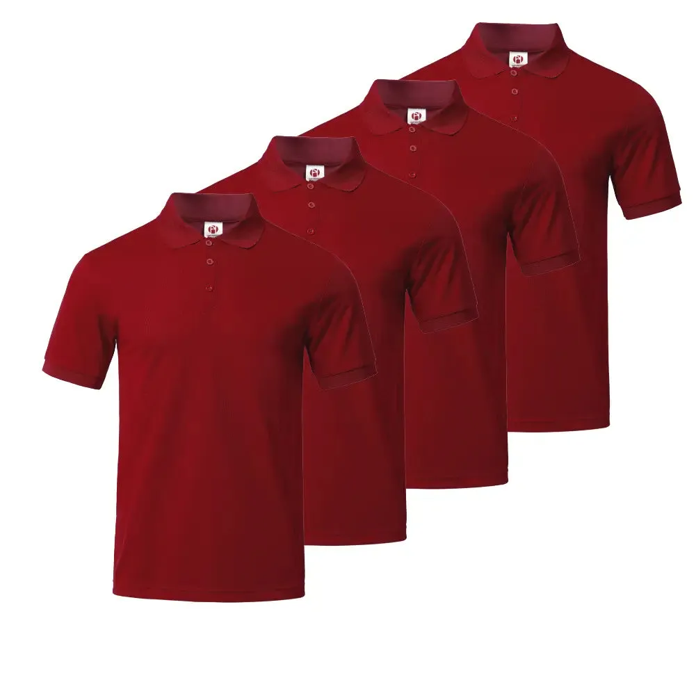 4-Pack Men's Collared Shirts