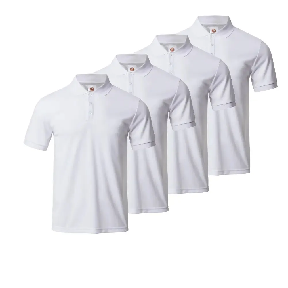 4-Pack Men's Collared Shirts