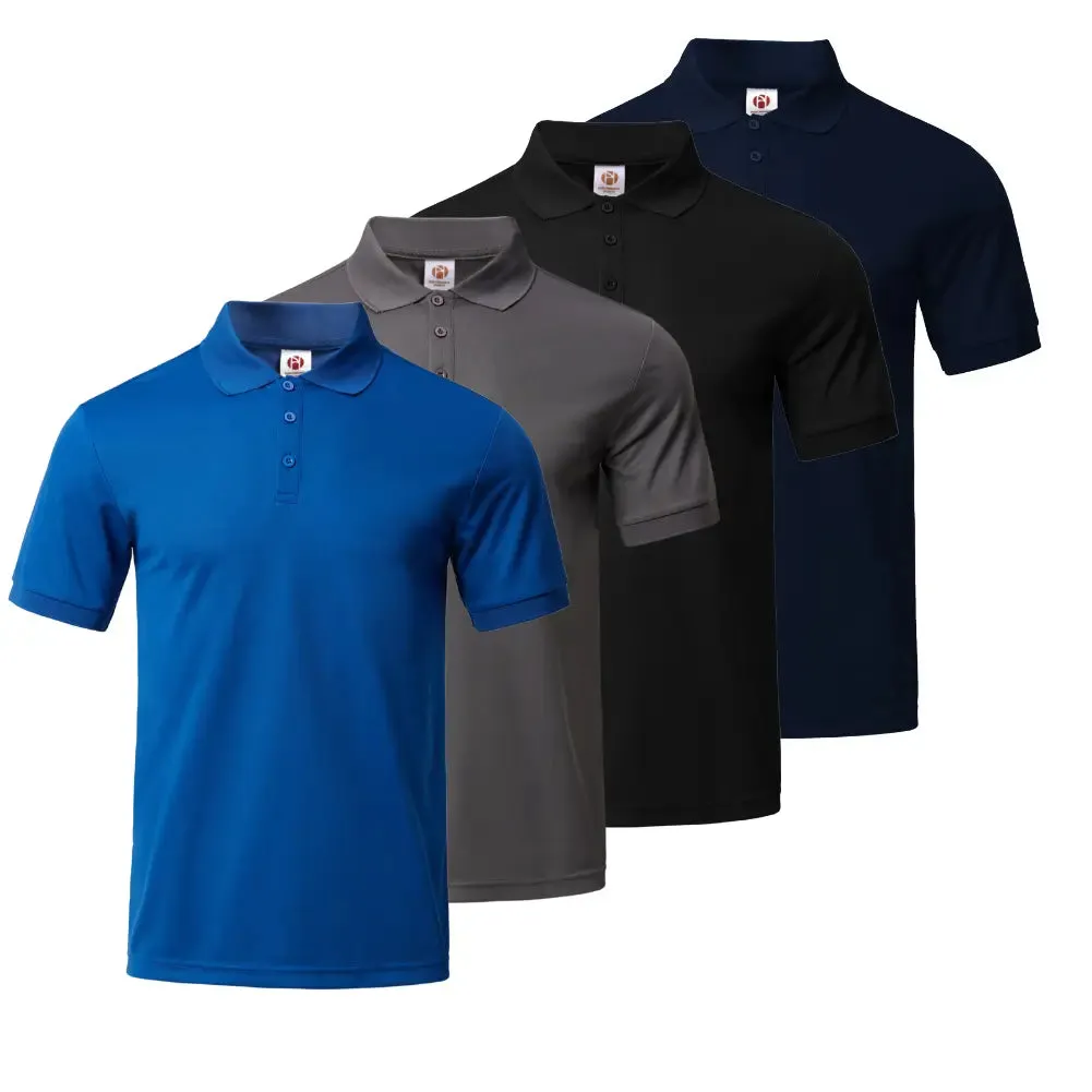 4-Pack Men's Collared Shirts