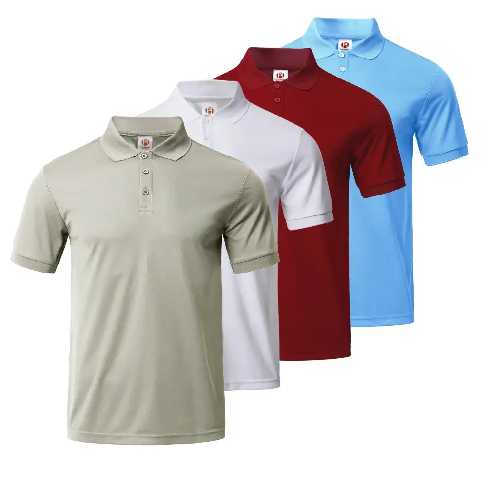 4-Pack Men's Collared Shirts