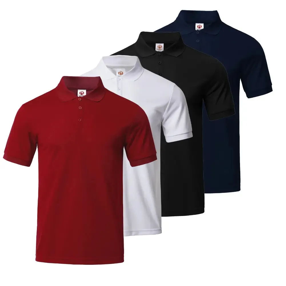 4-Pack Men's Collared Shirts