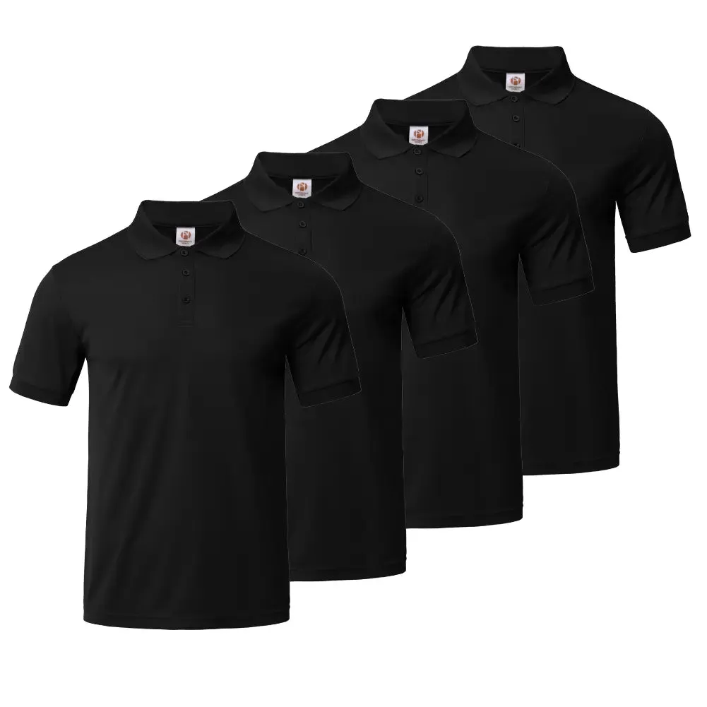 4-Pack Men's Collared Shirts