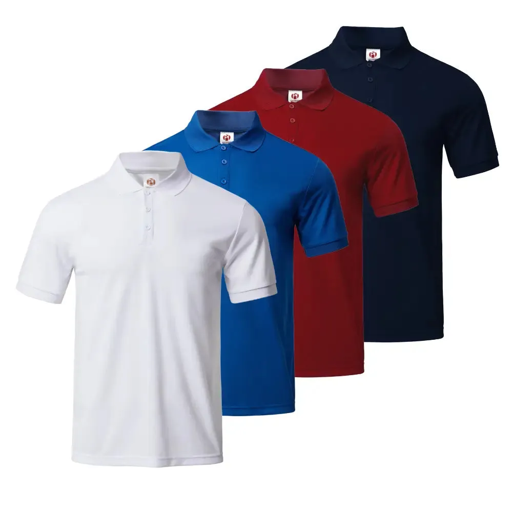 4-Pack Men's Collared Shirts