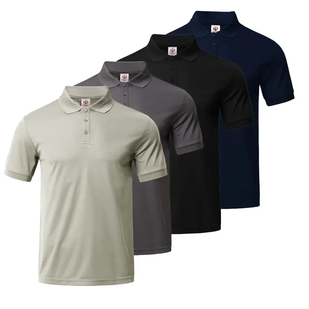 4-Pack Men's Collared Shirts