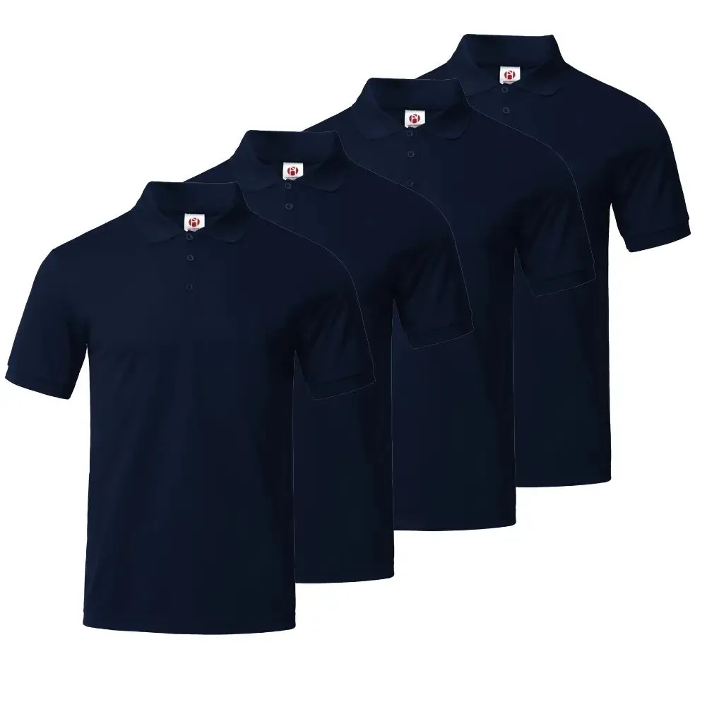 4-Pack Men's Collared Shirts