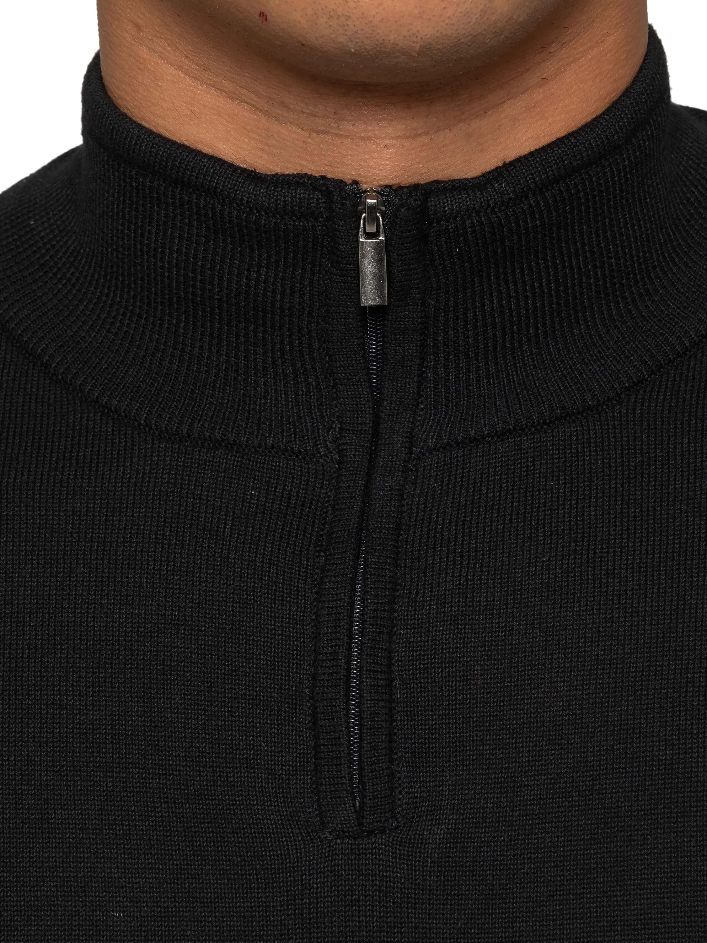 Enzo Milano | Mens Funnel Neck Knit Jumper