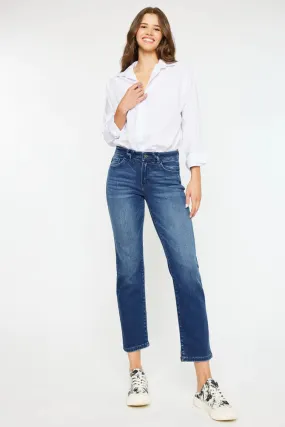 Kancan - Dolores Mid Rise Slim Straight Jean