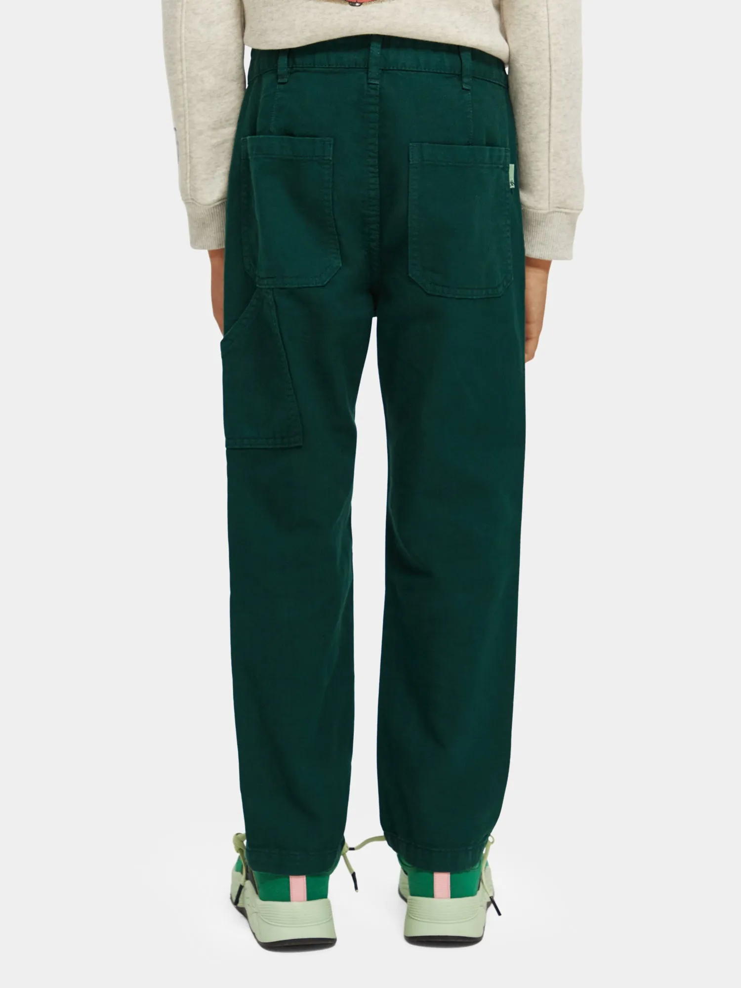 Kids - Loose-fit linen blend pants