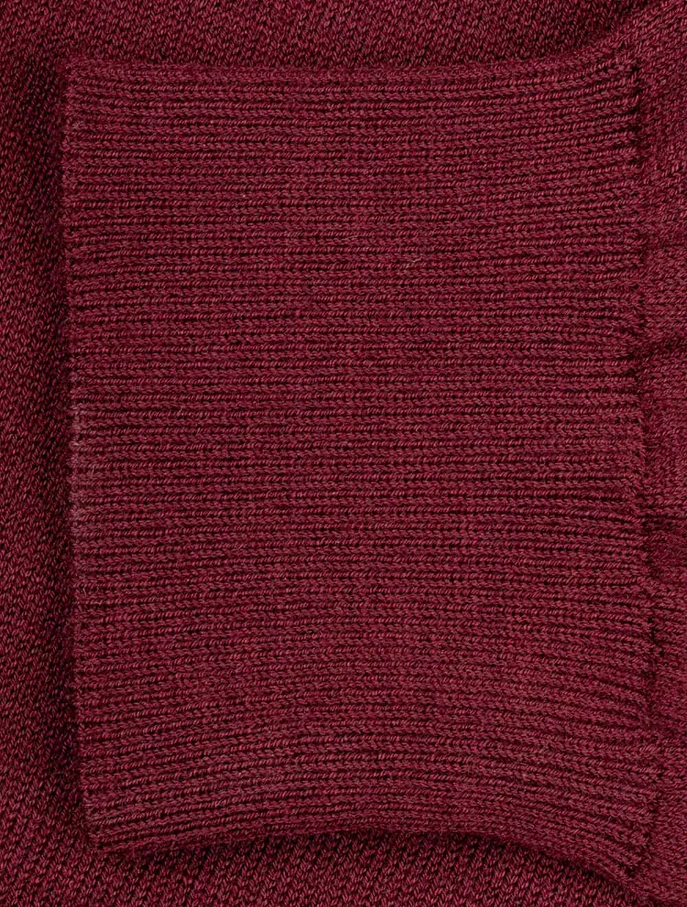 Knitted Roundneck Knitwear Wine