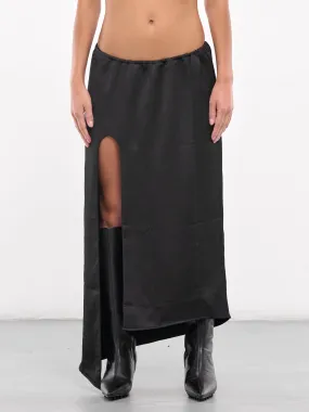 Oval Slit Skirt (EV026YR004-ONYX)