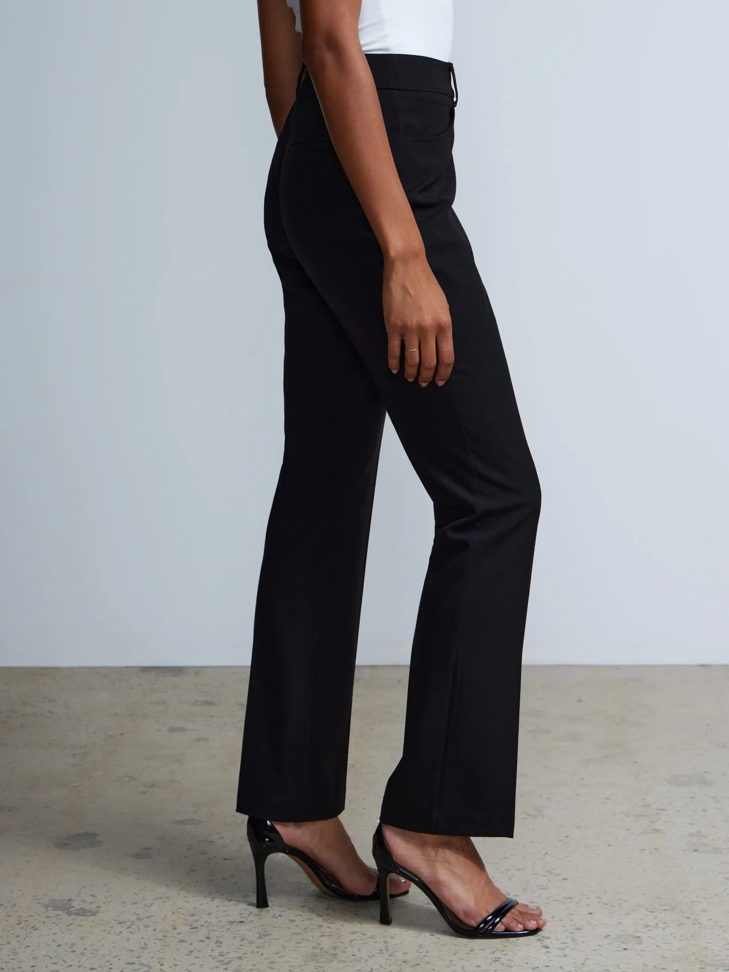 Petite Tailored Straight Leg Pants