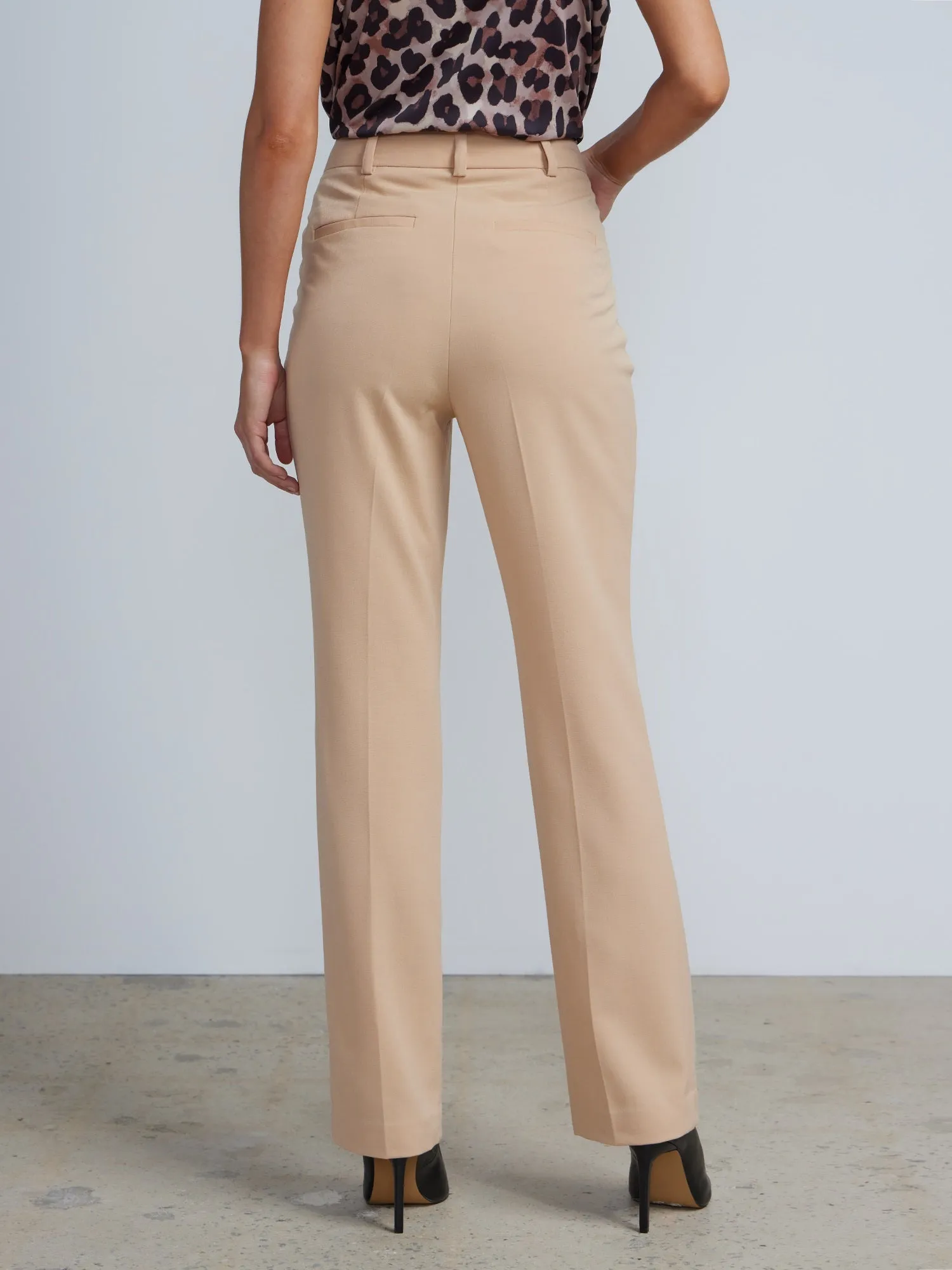 Petite Tailored Straight Leg Pants