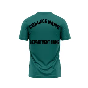 Round Neck T-Shirt College name and Department Name Printed