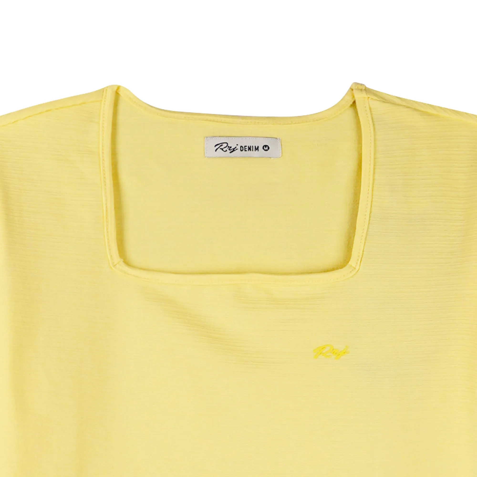 RRJ Basic Tees for Ladies Regular Fitting Shirt 150326 (Yellow)