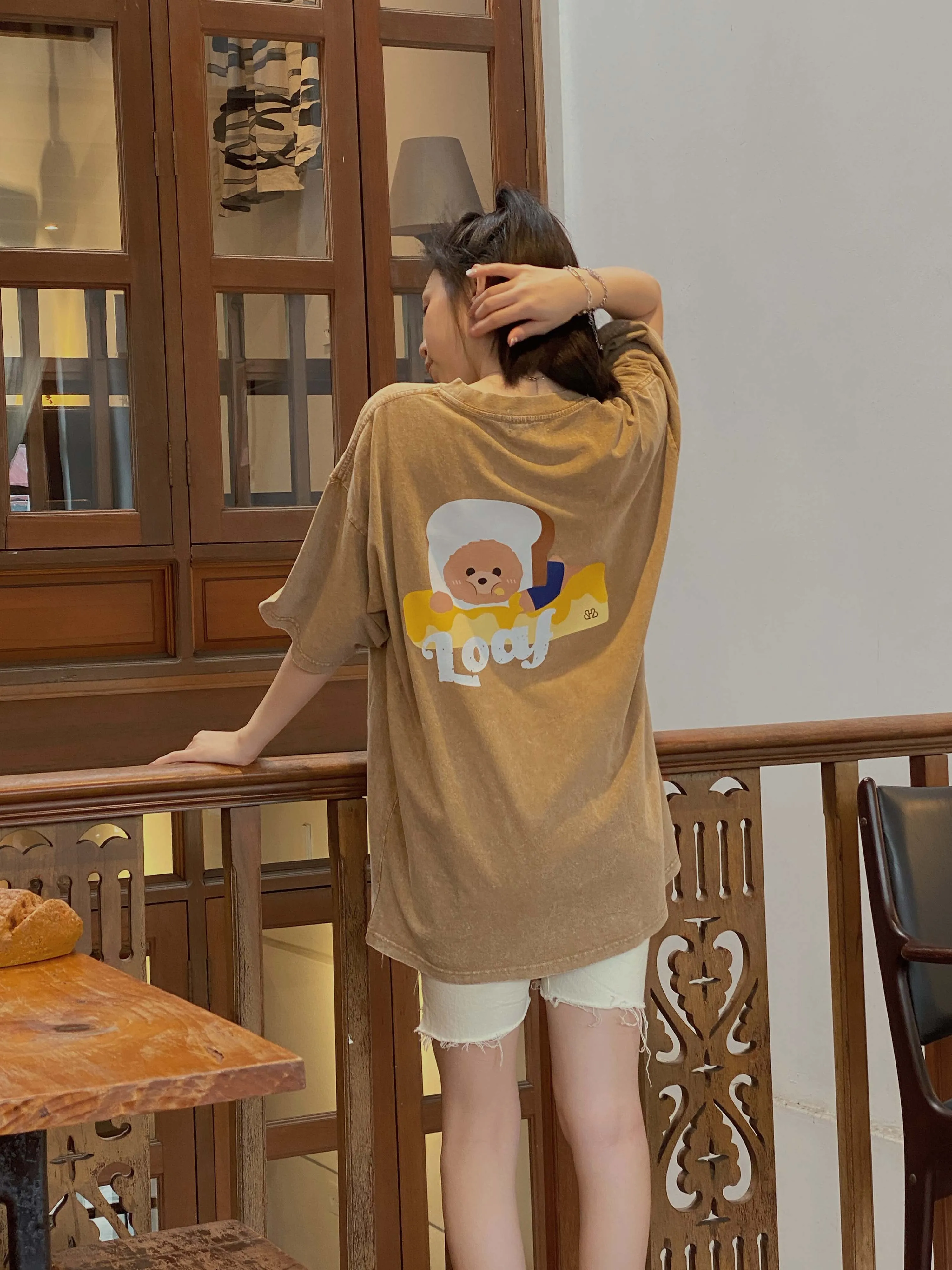 Toast Loaf Adult T-Shirt Collection KHAKI