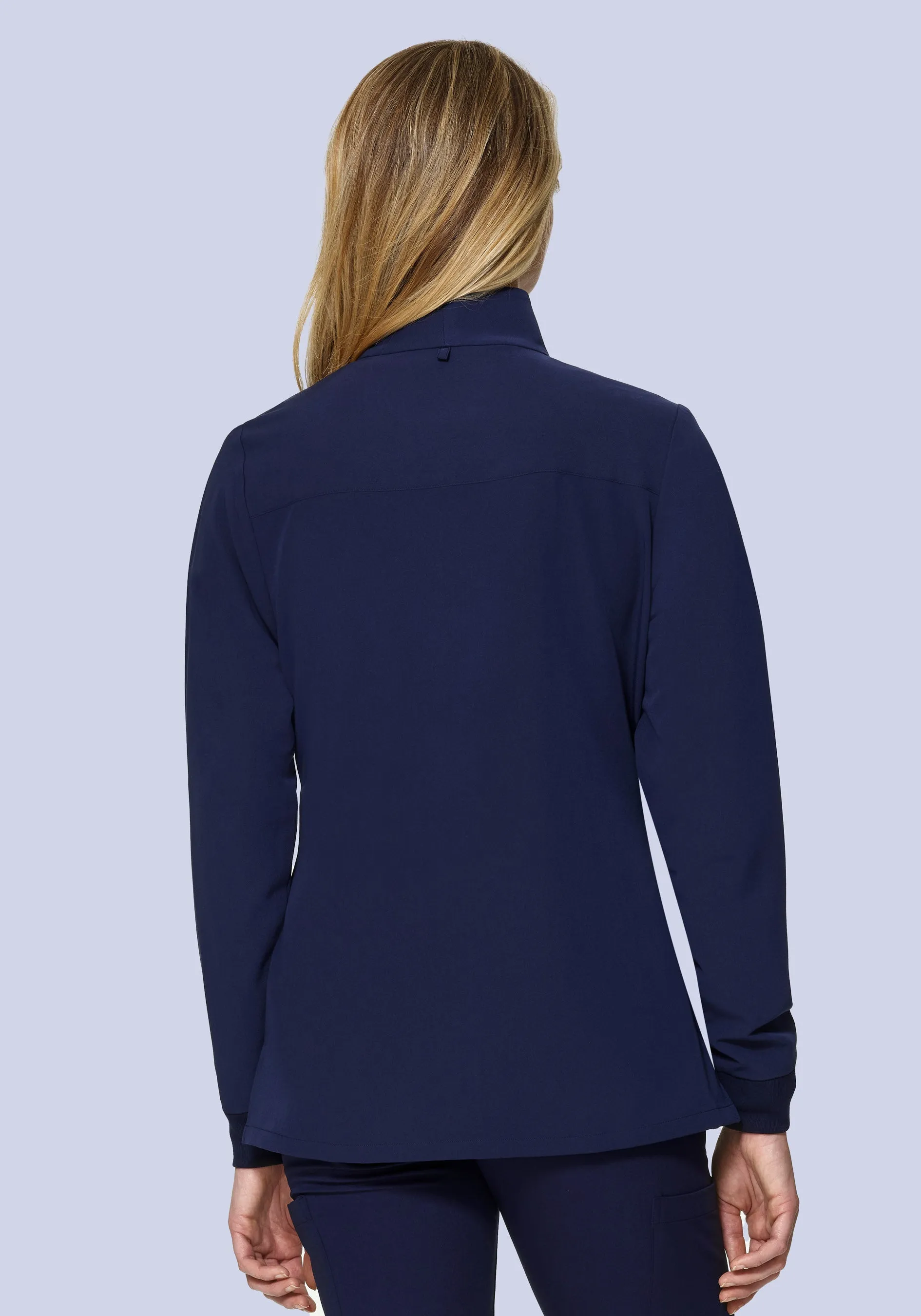 Women's Modern Scrub Jacket Navy